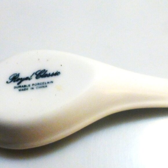 8x Royal Classic WON TON Soup SPOONS Durable Porcelain Chinse Spoons Jap… - Picture 8 of 10